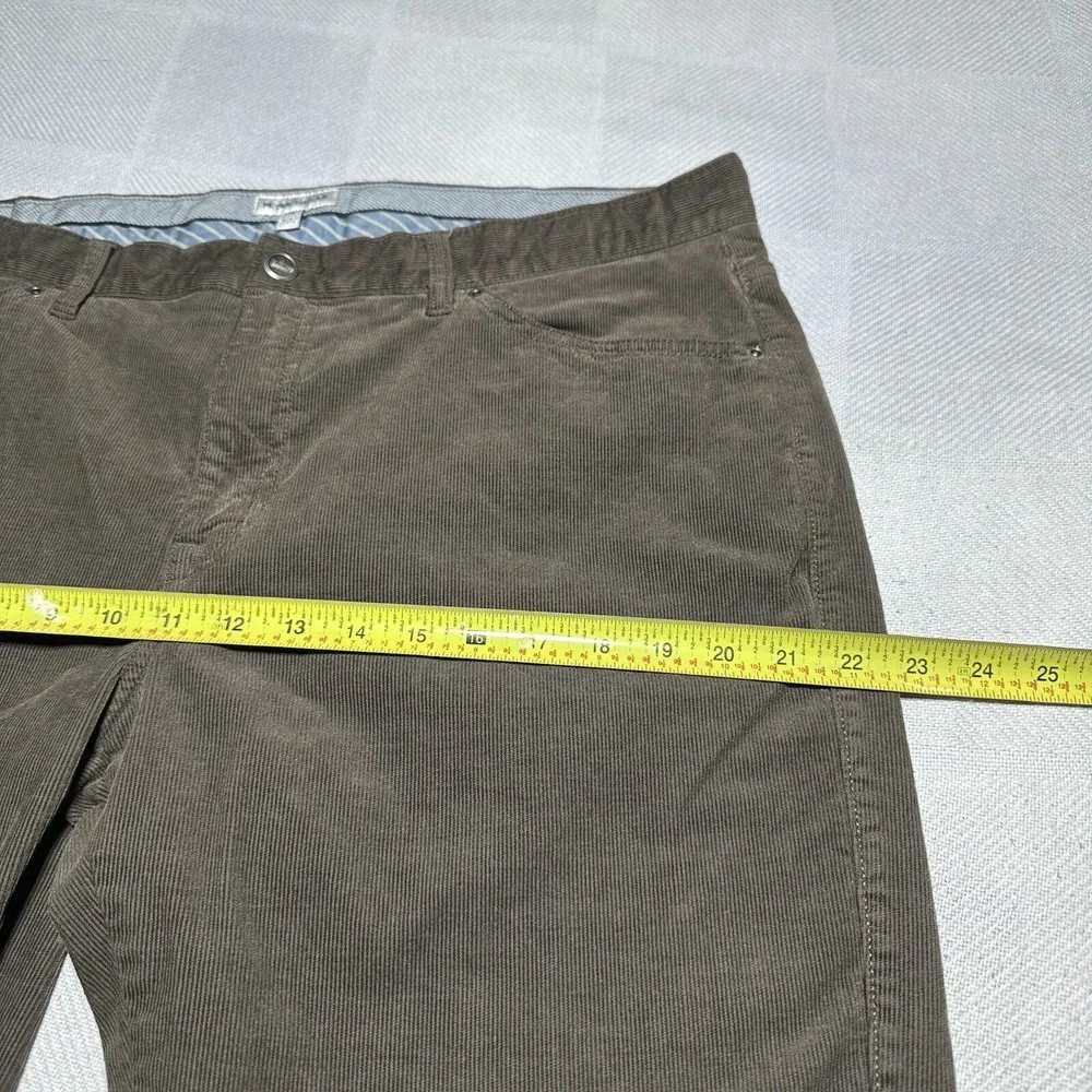 Peter Millar Brown Corduroy 5 Pocket Classic Fit Stretch Pants Men's‎ Size 38x33